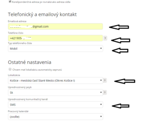 doplnenie-emailovej-adresy-a-telefonu elektronicka schranka firmy