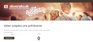prihlasenie-vyber-subjektu elektronicka schranky spoločnosti